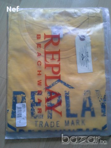 Нова тениска Replay Beachwear T Shirt, оригинал, снимка 7 - Тениски - 15264207