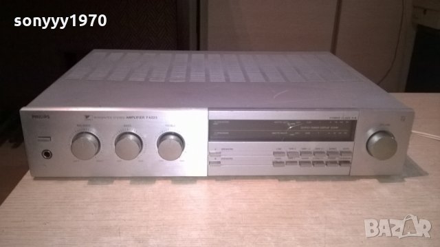 philips f4225 stereo amplifier-за ремонт-внос швеицария