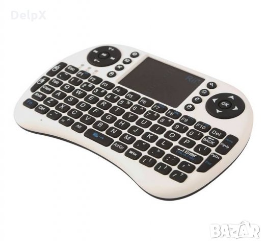 Безжична клавиатура мини KD-I8 с тъч пад за лаптоп, телевизор