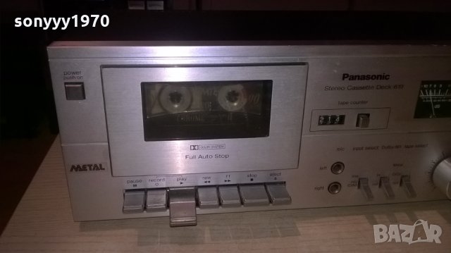 panasonic rs-619 deck-made in japan-внос швеицария, снимка 9 - Декове - 24444333