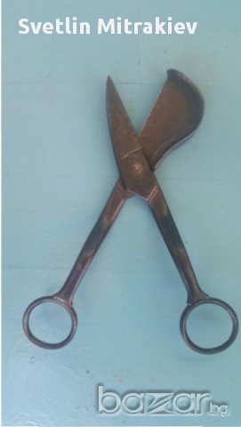 Стара ножица., снимка 3 - Антикварни и старинни предмети - 15160429