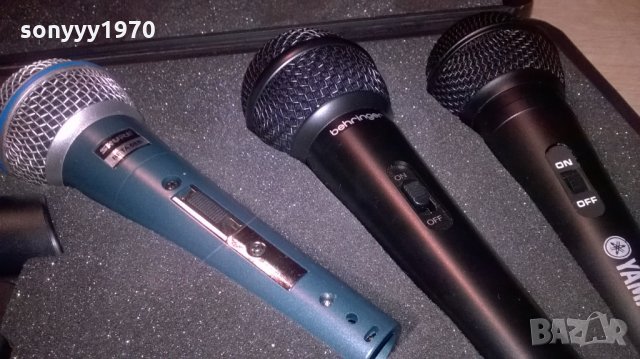 shure & behringer & yamaha-microphone-внос швеицария, снимка 10 - Микрофони - 23840932