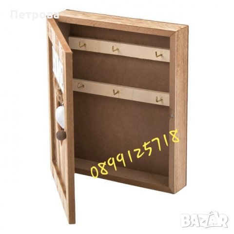 Дървена кутия за ключове-21х6х26 см., снимка 3 - Декорация за дома - 24905615