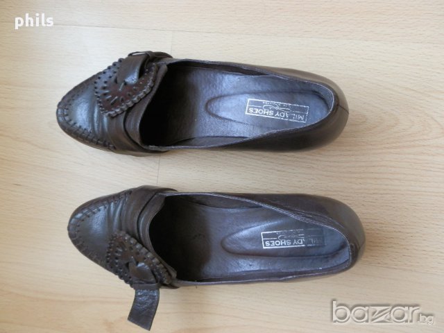обувки естествена кожа 37, снимка 4 - Дамски обувки на ток - 12181865
