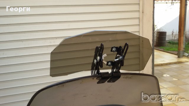 Слюда,дефлектор въздушен за мотоциклет-универсален, снимка 4 - Аксесоари и консумативи - 13525188