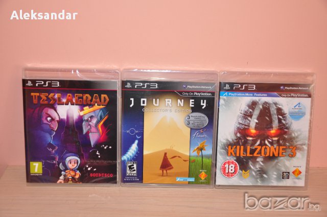 Нови Игри.journey Collection,teslagrad,killzone 3 ps3,пс3, снимка 1 - Игри за PlayStation - 10275237