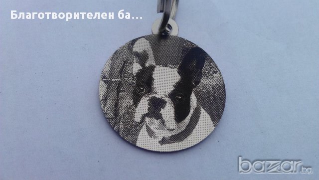 Стоманени кучешки медальони с име и телефон - 1, снимка 3 - За кучета - 15415229