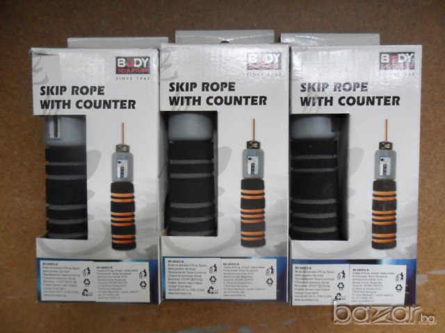 НОВО ВЪЖЕ ЗА СКАЧАНЕ С АВТОМАТИЧЕН БРОЯЧ,за фитнес,Домашни фитнес Уреди Въже за скачане, снимка 14 - Фитнес уреди - 8024881