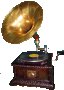 грамофон с фуния, снимка 1 - Антикварни и старинни предмети - 8103641