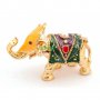 Декоративна метална кутийка за бижута във формата на слон - фаберже, снимка 1 - Декорация за дома - 15798522