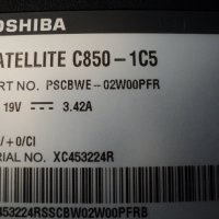 Лаптоп Toshiba SATELLITE C850-1C5, снимка 4 - Лаптопи за дома - 24892070