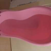 Розова пластмасова ваничка, много запазена, снимка 4 - За банята - 21243846