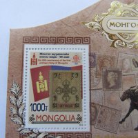 Блок марки 90 год. монголски марки, Монголия, 2000, ново,, снимка 5 - Филателия - 22379005