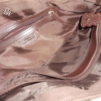 Тъмно кафява дамска чанта Laura Biagiotti, снимка 10 - Чанти - 22149470