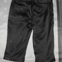 Черен къс дамски панталон Zara outershell, снимка 2 - Панталони - 21833673