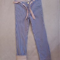 LOGG детски панталон синьо и бяло рае, снимка 1 - Детски панталони и дънки - 22603423