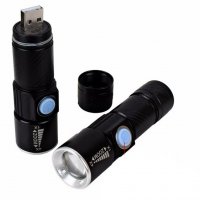 Джобен мини фенер YX-612 със ZOOM, магнит и USB зареждане, снимка 1 - Прожектори - 21883311