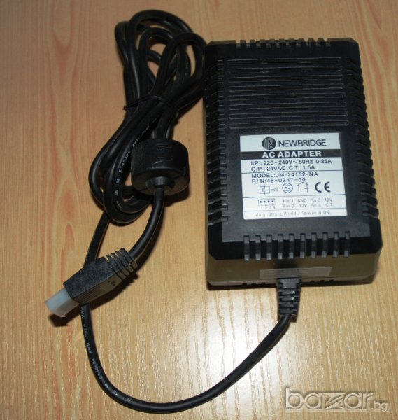 Адаптер (AC Adapter) Newbridge JM-24152-NA, снимка 1