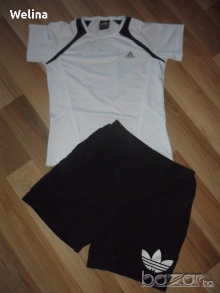 тениска и шорти Adidas, р-р 152 см, снимка 1