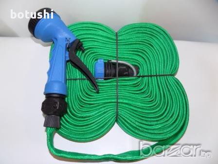 Воден плосък маркуч с накрайници , снимка 1