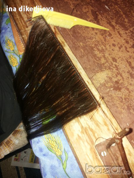 Плетене и ушиване на естествена коса на треси, снимка 1