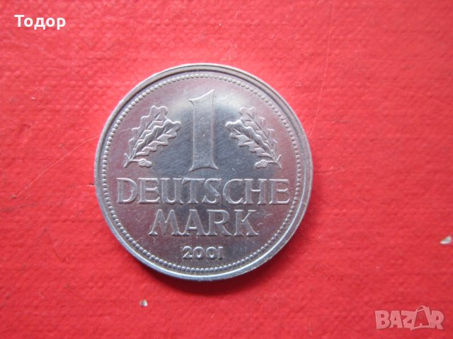 1 дойче марк марка 2001, снимка 3 - Колекции - 25530706