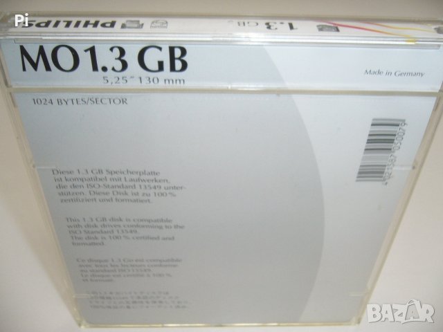 Презаписваеми НОВИ Магнито-оптични дискове Philips 1.3GB, 5.25", снимка 4 - Друга електроника - 22317256