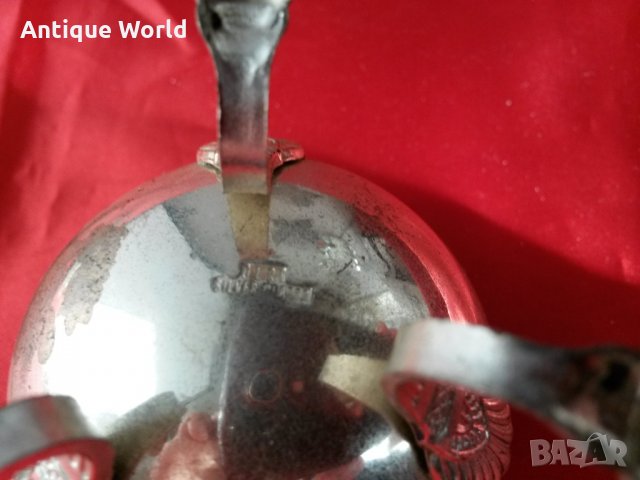 Красив Стар Викториански  ПОСРЕБРЕН Съд, снимка 5 - Антикварни и старинни предмети - 23989542