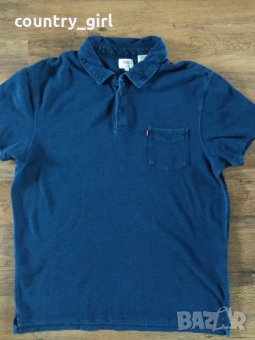 Levi's men's lapel cotton - страхотна мъжка тениска, снимка 5 - Тениски - 25876035
