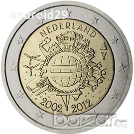 2 Евро монети (възпоменателни) емитирани 2012г(10-та годишнина от въвеждането на еврото), снимка 13 - Нумизматика и бонистика - 16027773