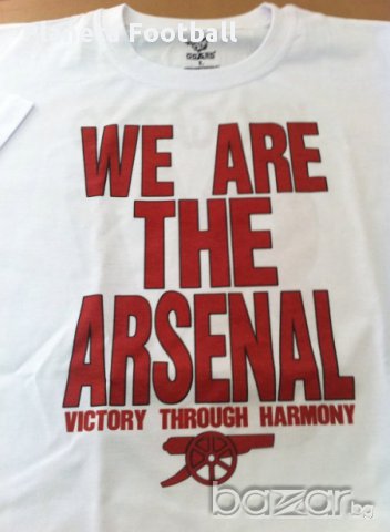 Нова тениска на Арсенал WE ARE THE ARSENAL!, снимка 2 - Фен артикули - 8651525