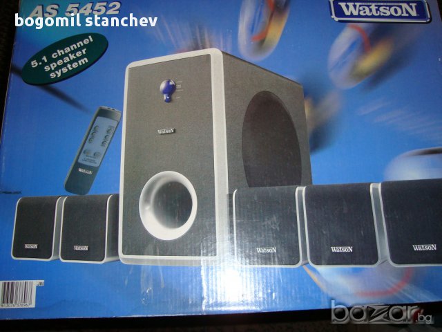 Активни тонколони ТОМСЪН 5+1 за дом. кино 100 ВАТА, снимка 1