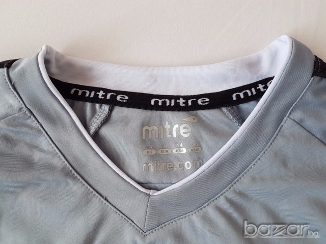 Mitre, тънка спортна тениска, S размер , снимка 3 - Спортни дрехи, екипи - 17841969