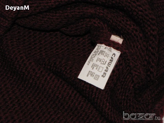 Плетен пуловер с яка , снимка 5 - Пуловери - 12906343