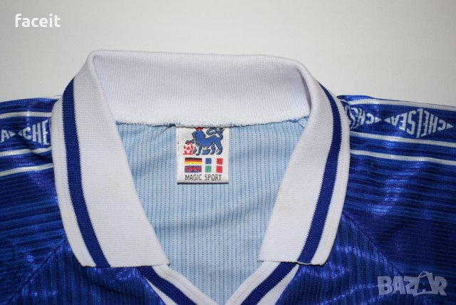 Chelsea - Ретро стил - Фланелка / Челси / Тениска / Мъжка / Футболна, снимка 5 - Спортни дрехи, екипи - 25868157