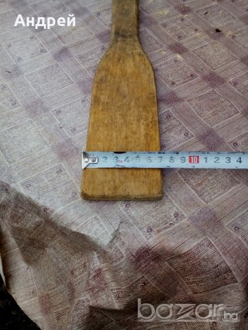 Старинна дървена бъркалка, снимка 5 - Антикварни и старинни предмети - 20680737