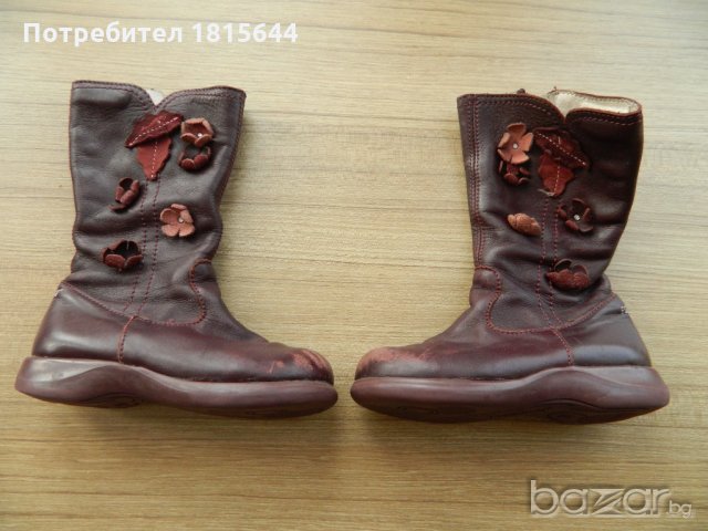 Детски ботушки естествена кожа марка Pringini