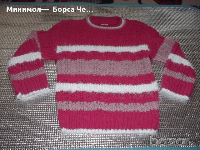 1024: Плетена блузка за момиче - 8,50 лв., снимка 2 - Детски Блузи и туники - 12493149