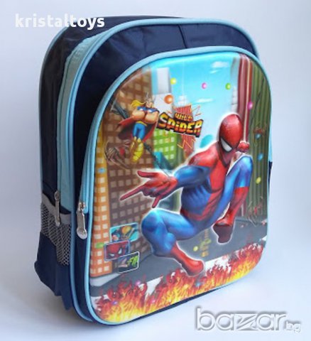 3D Ученическа раница Спайдърмен, снимка 1