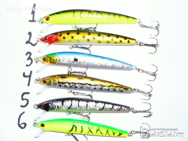 воблери 10см 10.5 г 6 цвята, снимка 8 - Такъми - 11334735