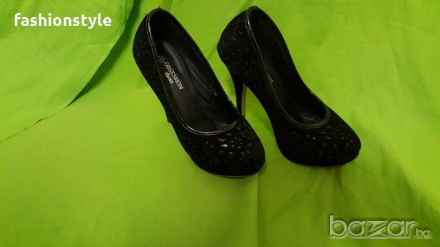 дамски високи обувки, снимка 2 - Дамски обувки на ток - 18266534