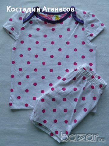 Mothercare лятна пижама на точки 12-18 месеца