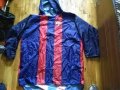 Барселона грейка с качулка за бягане-дъжд и спорт размер ХХЛ, снимка 1 - Футбол - 23840044