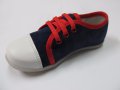 №25 до №30 Елегантни спортни обувки естествена кожа синьо/червено, снимка 3