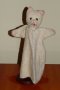 Стара играчка кукла за ръка-коте, ръчна изработка , снимка 1 - Колекции - 15790313