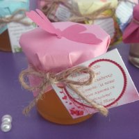 Сватбени подаръчета малки бурканчета с мед Силви Стил, снимка 6 - Кетъринг - 23433817