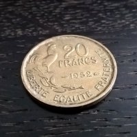 Монета - Франция - 20 франка | 1952г., снимка 2 - Нумизматика и бонистика - 25972878