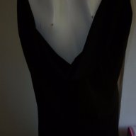 Дълга черна рокля  Pinki, снимка 13 - Рокли - 18404574