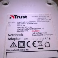 Trust 90w/12-22voltts-notebook adapter-universal-внос швеицария, снимка 8 - Кабели и адаптери - 13209234