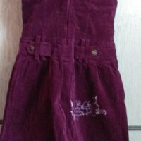 Детски джинсов сукман, размер 10/134, снимка 1 - Детски рокли и поли - 25438382